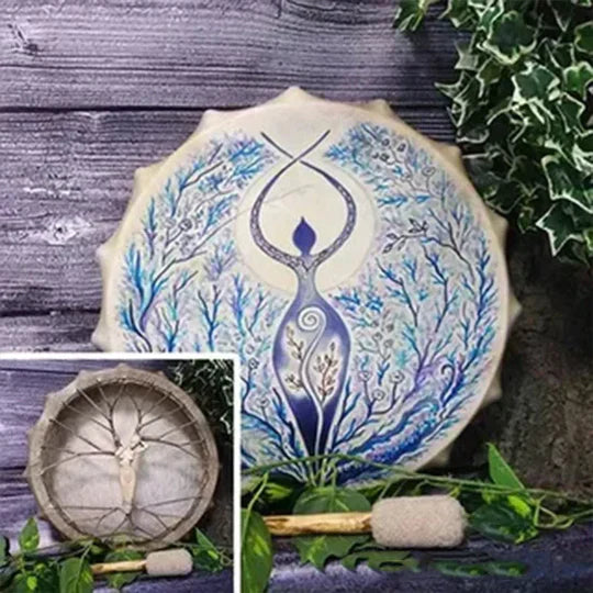 Handcrafted Shaman Drum | 'Tree of Life'