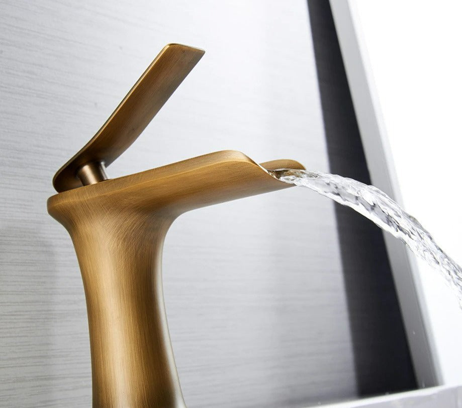 Modern Waterfall Bathroom Tap – Stylish Design & Elegant Water Flow