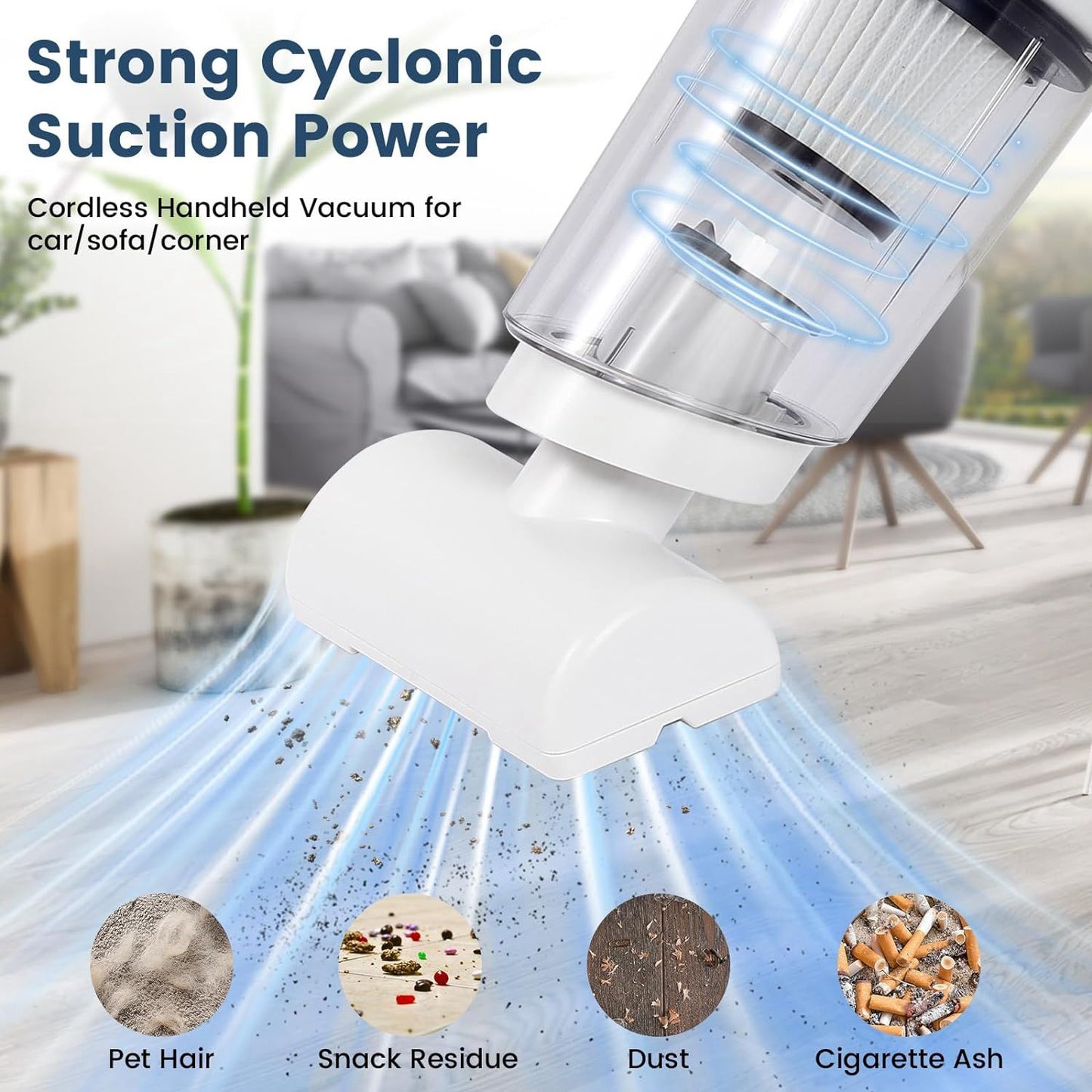 FurMaster – Compact Handheld Vacuum Cleaner for Pet Hair