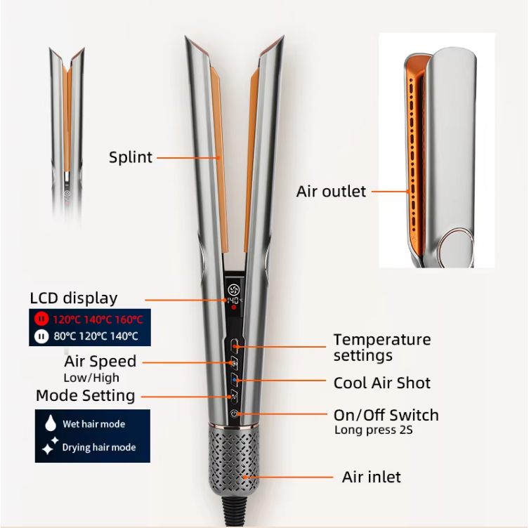 StraightStyler | 2-in-1 Hair Dryer & Straightener for Effortless Styling