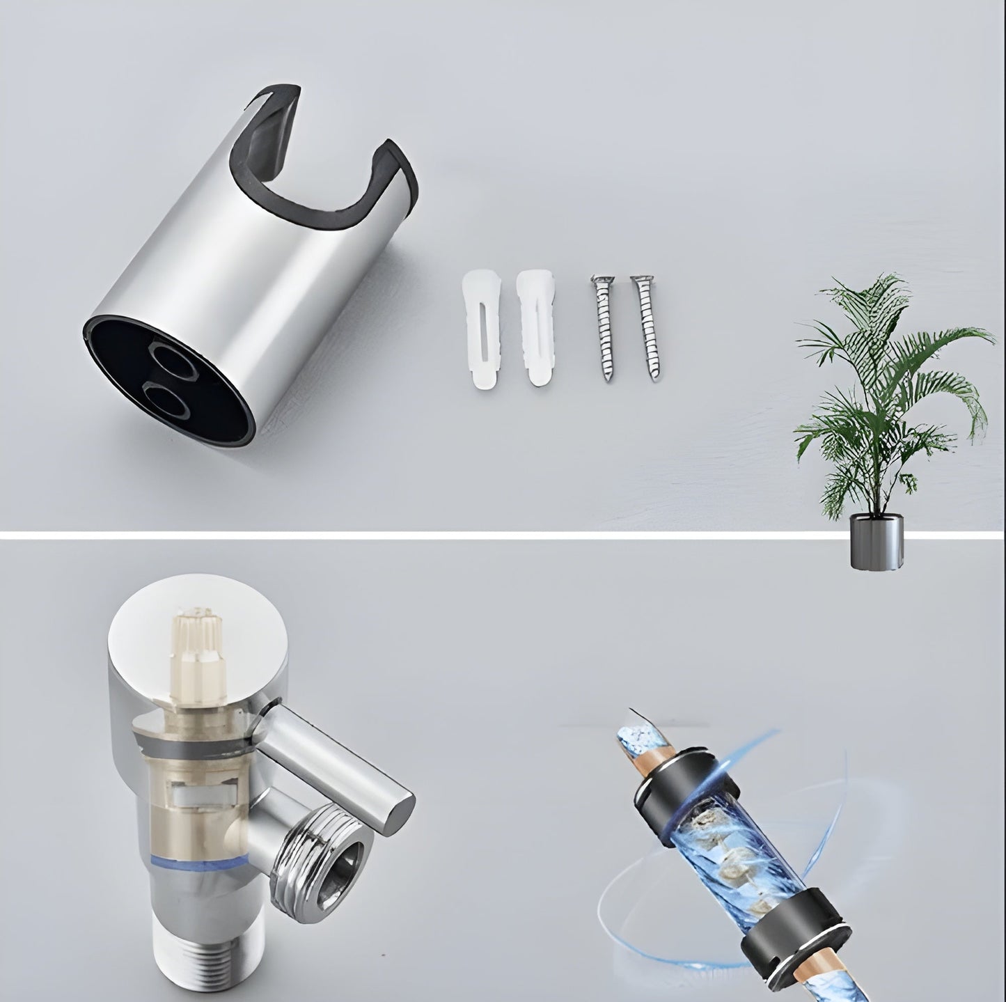 SilkStream Stainless Steel Bidet Sprayer – Hygienic Handheld Toilet Shower for Modern Bathrooms