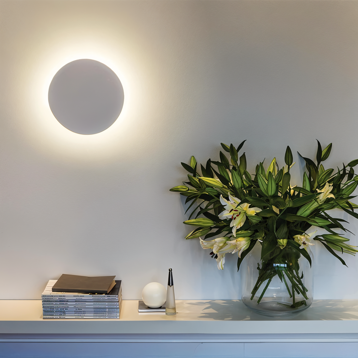 FullHalo LED Wall Light – Modern Round Metal Wall Lamp | Minimalist Contemporary Lighting Design
