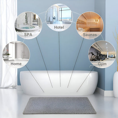 Non-Slip Shower Mat – Cushioned Comfort & Safe Anti-Mold Bathroom Flooring