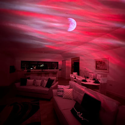 Aurora Mood Light Projector – Mesmerizing Northern Lights Display for Any Room