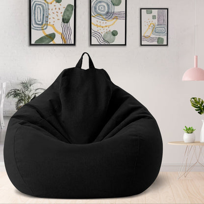 Luxury Linen Bean Bag – Ergonomic & Stylish Comfort Seating