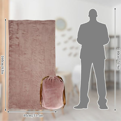 Cordless Electric Heated Blanket – Portable USB Flannel Heated Throw