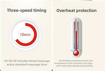 Full Body Shiatsu Back Massager with Heat – Deep Kneading Seat Cushion