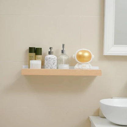 Woodify Wall Shelf – Stylish No-Drill Shower Caddy for Modern Bathrooms