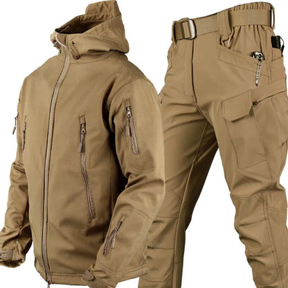 MaxShield™ | Waterproof & Windproof Outdoor Set with Fleece Lining and Six Pockets