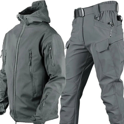 MaxShield™ | Waterproof & Windproof Outdoor Set with Fleece Lining and Six Pockets