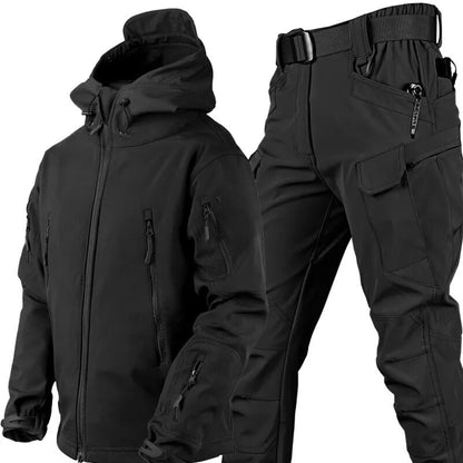 MaxShield™ | Waterproof & Windproof Outdoor Set with Fleece Lining and Six Pockets
