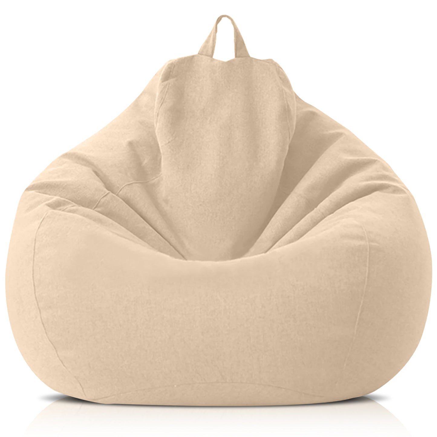 Luxury Linen Bean Bag – Ergonomic & Stylish Comfort Seating