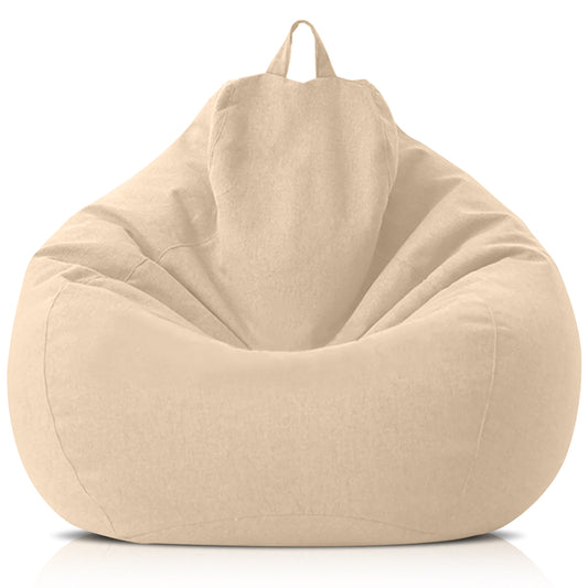 Luxury Linen Bean Bag – Ergonomic & Stylish Comfort Seating