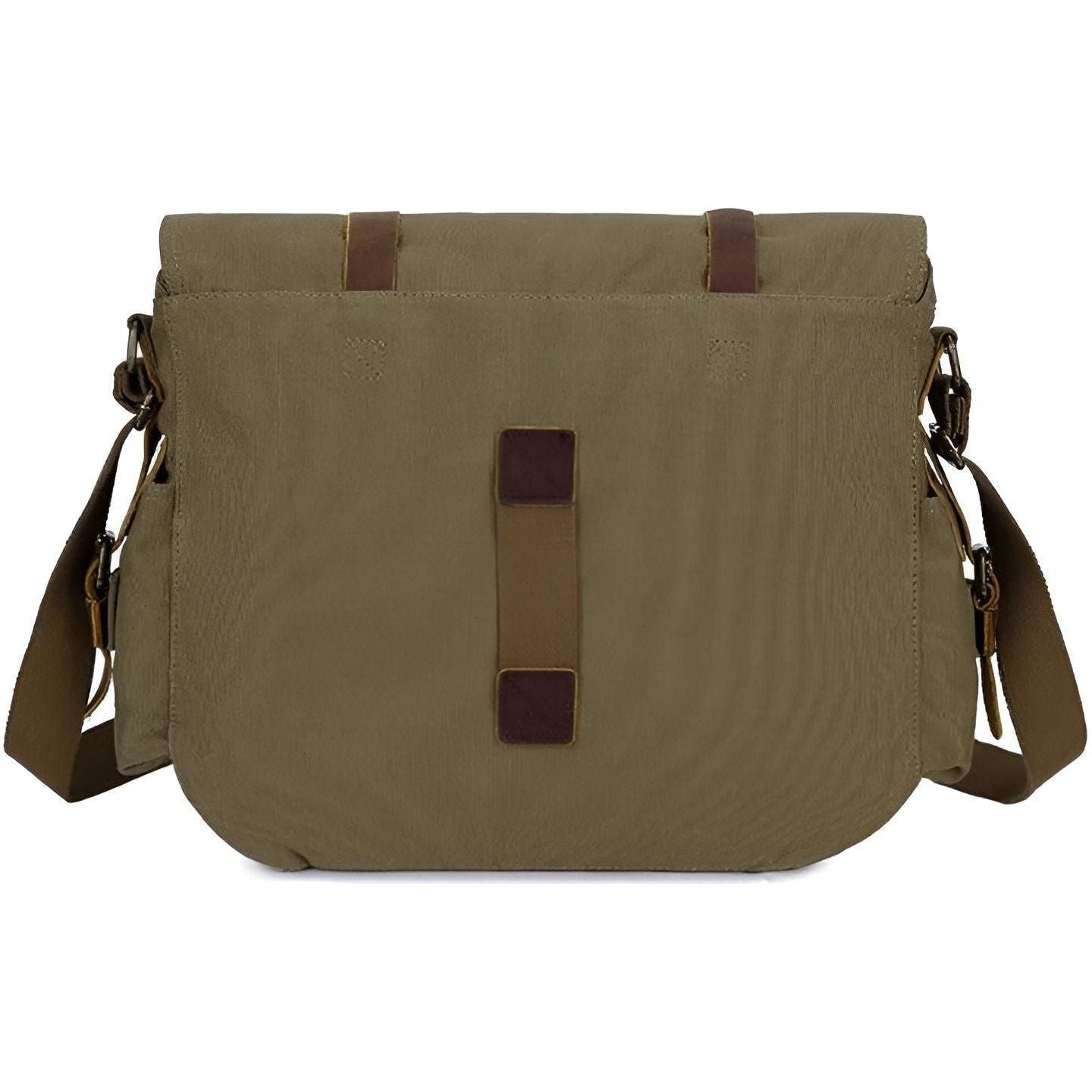 Michael Bag – Vintage Canvas Messenger Bag for Men with Leather Accents
