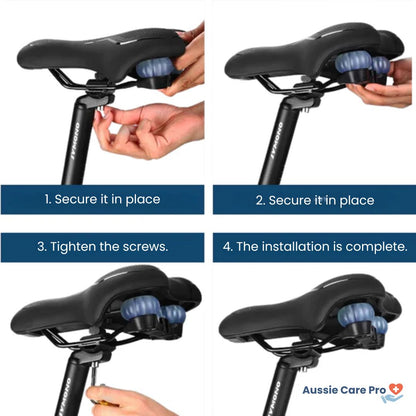 Aussie Care Pro Comfy Bike Saddle – Gel Seat for All Bikes