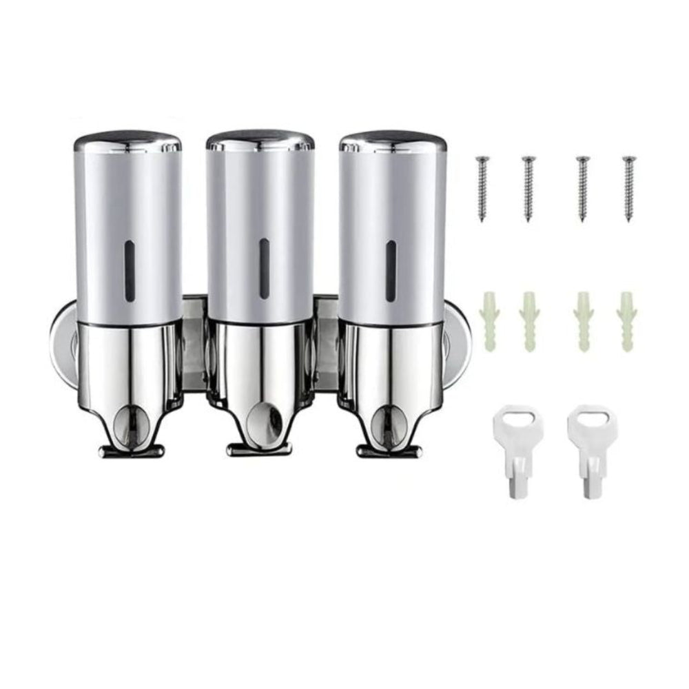 Modern Wall-Mounted Soap Dispenser – Stylish Bathroom Accessory for Liquid Soap, Lotion or Sanitizer