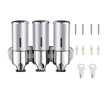 Modern Wall-Mounted Soap Dispenser – Stylish Bathroom Accessory for Liquid Soap, Lotion or Sanitizer