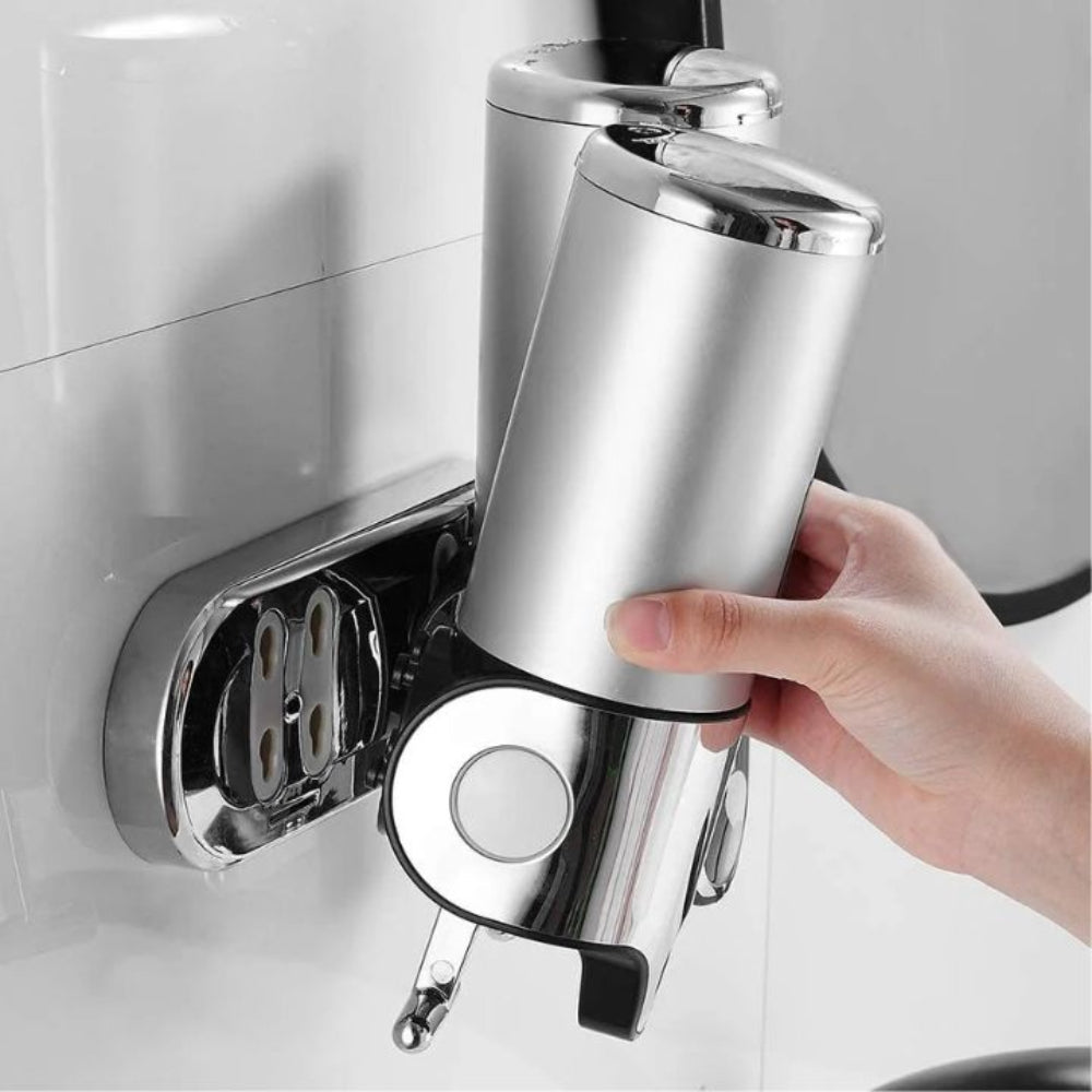 Modern Wall-Mounted Soap Dispenser – Stylish Bathroom Accessory for Liquid Soap, Lotion or Sanitizer