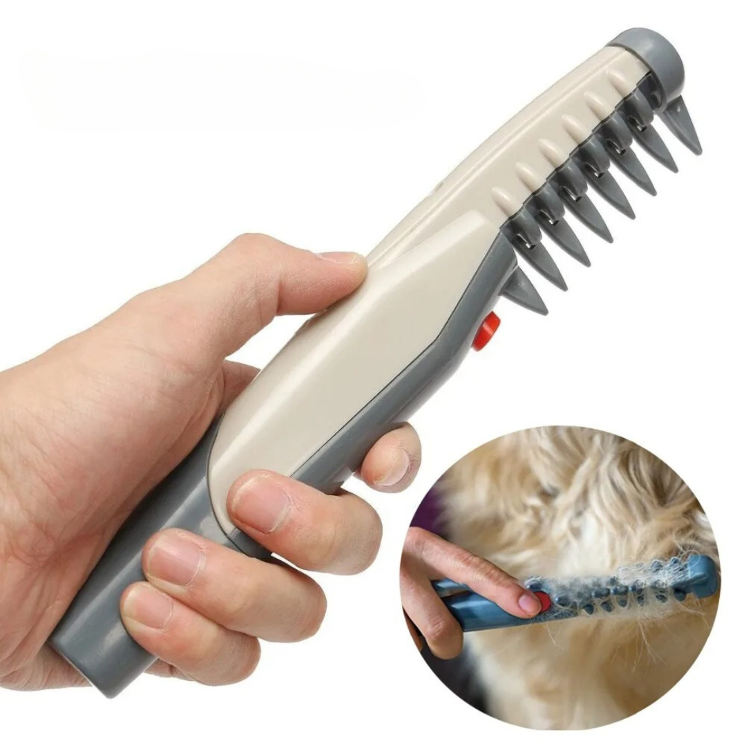 Tangle-Free Pet Grooming Brush – Gentle Detangler for Dogs & Cats, Pain ...