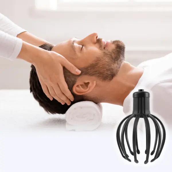 NeuroEase Pro Head Massager – Instant Stress Relief & Deep Relaxation - Rechargeable & Portable