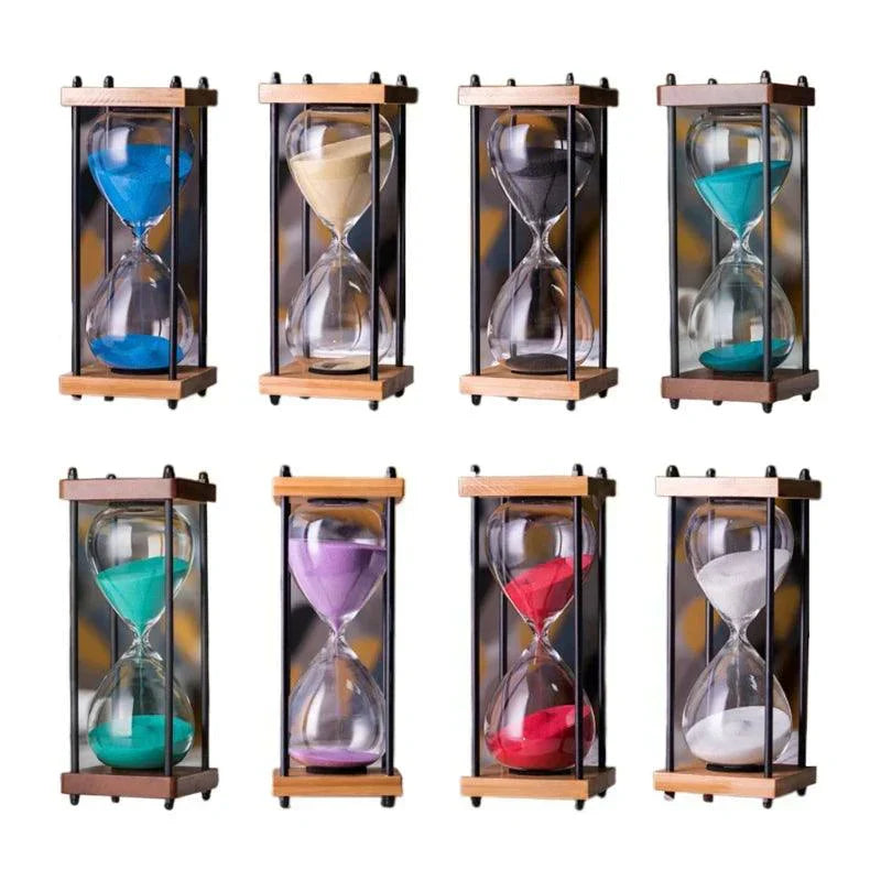 60-Minute Sand Timer – Elegant Hourglass for Time Management & Décor
