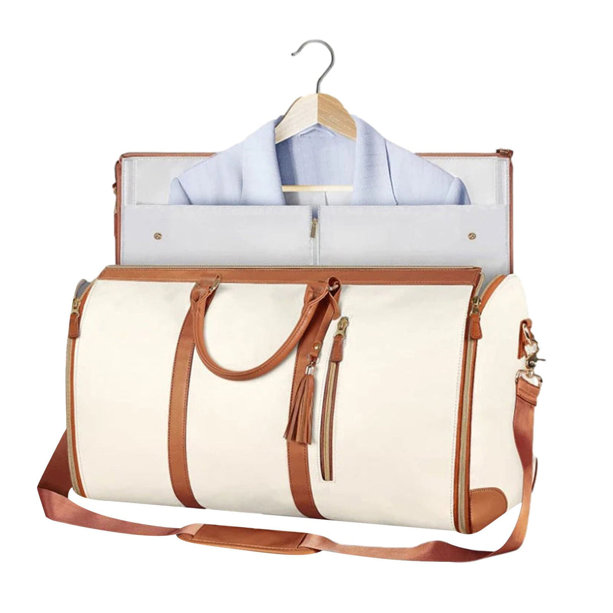 Spacious Rolling Travel Bag – Extra-Large Luggage with Wheels & Organizer Compartments