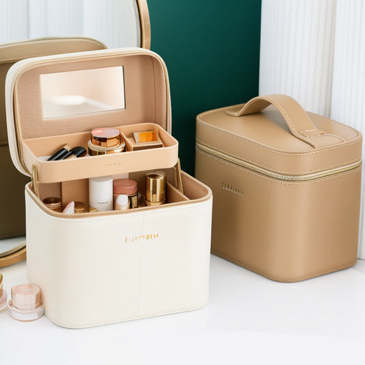 Large Multifunctional Travel Bag for Skincare & Makeup