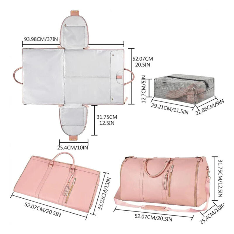 Spacious Rolling Travel Bag – Extra-Large Luggage with Wheels & Organizer Compartments