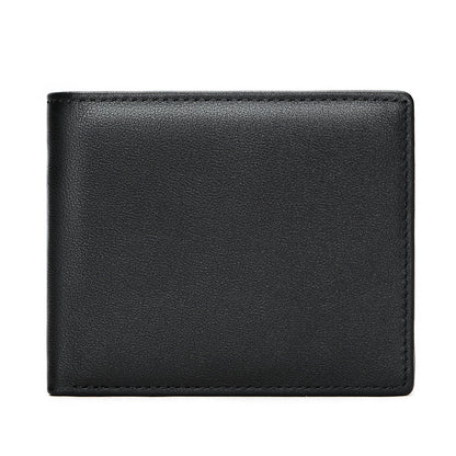 StitchCraft Men’s Bifold Genuine Leather RFID Wallet – Slim, Secure & Stylish