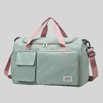 Zuomanni Waterproof Weekend Bag – Spacious Travel & Gym Holdall with Shoe Compartment