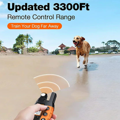 Advanced Dog Training Collar with Remote Control – Waterproof, Rechargeable, Up to 1000m Range