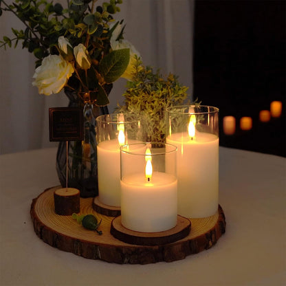 AuraFlame Flameless Candle Set – Realistic LED Candles with Remote Control
