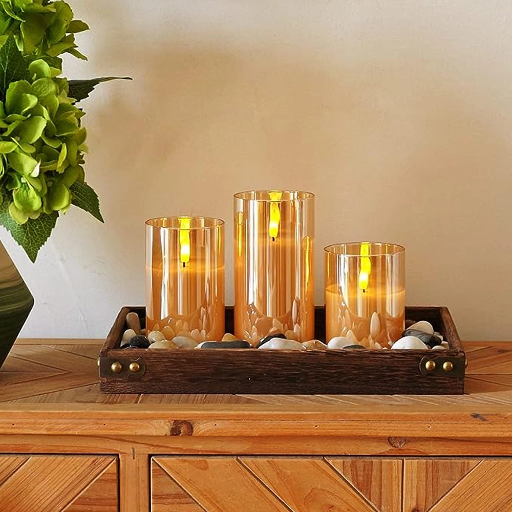 AuraFlame Flameless Candle Set – Realistic LED Candles with Remote Control