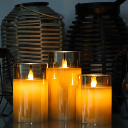 AuraFlame Flameless Candle Set – Realistic LED Candles with Remote Control