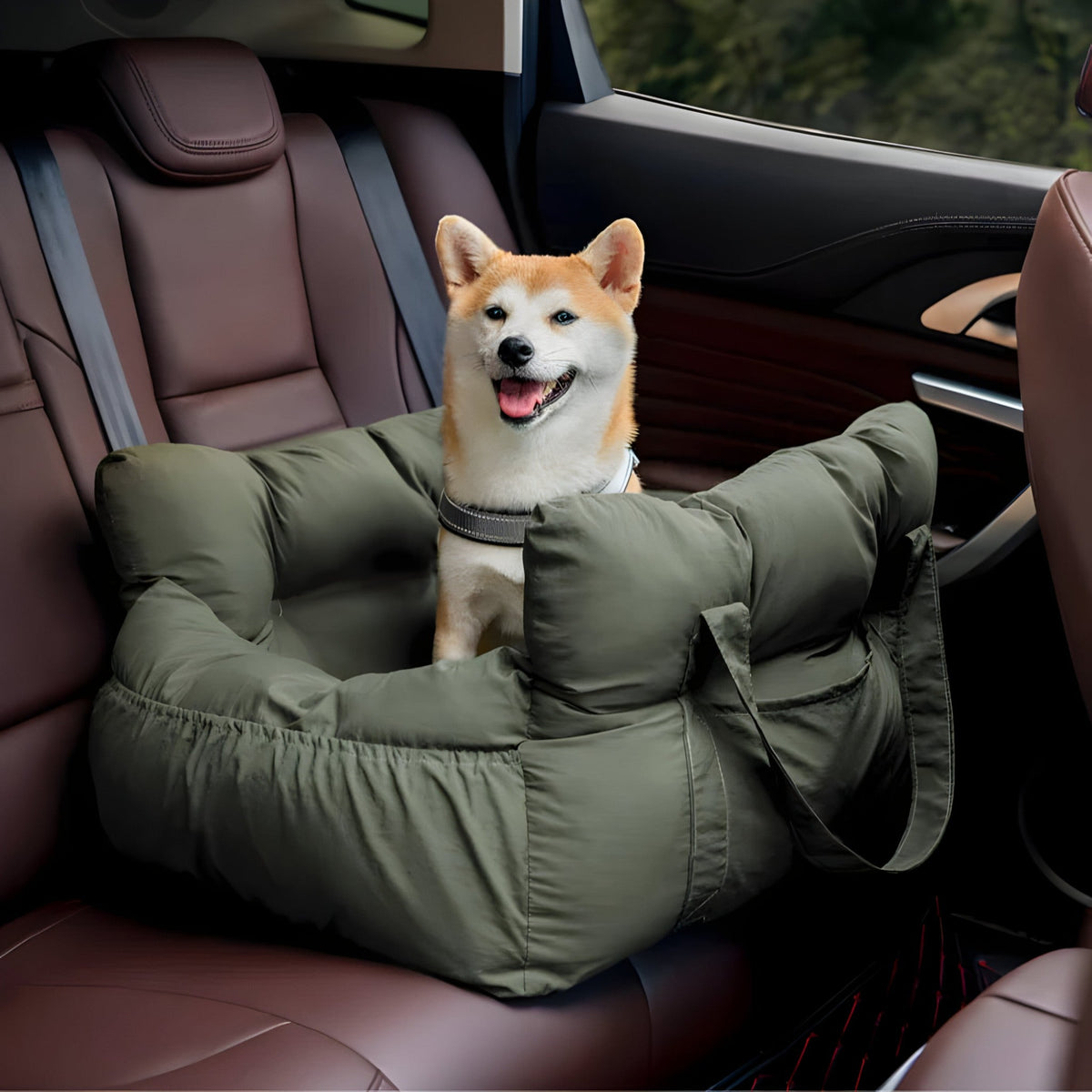 ComfyRide - Dog Car Seat Bed – Safe, Soft & Travel-Friendly Pet Carrier