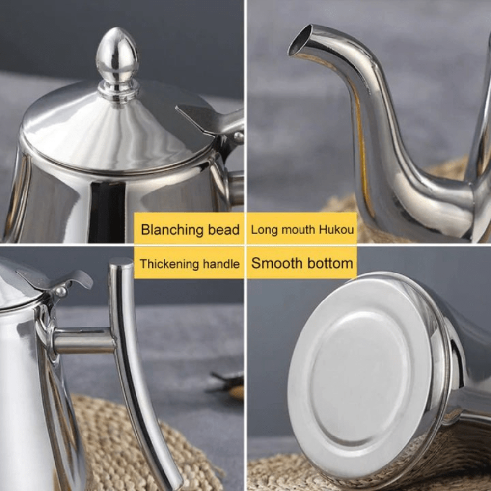 PureBoil Stainless Steel Induction Kettle with Built-In Water Filter – 1.5L Fast Boil