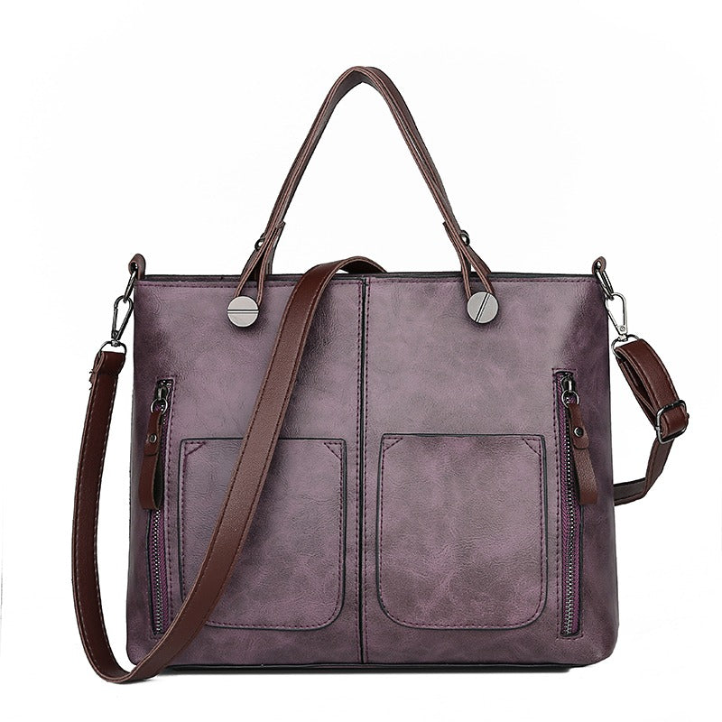 Elly – Women’s Vintage Leather Shoulder Bag | Handmade & Elegant Design