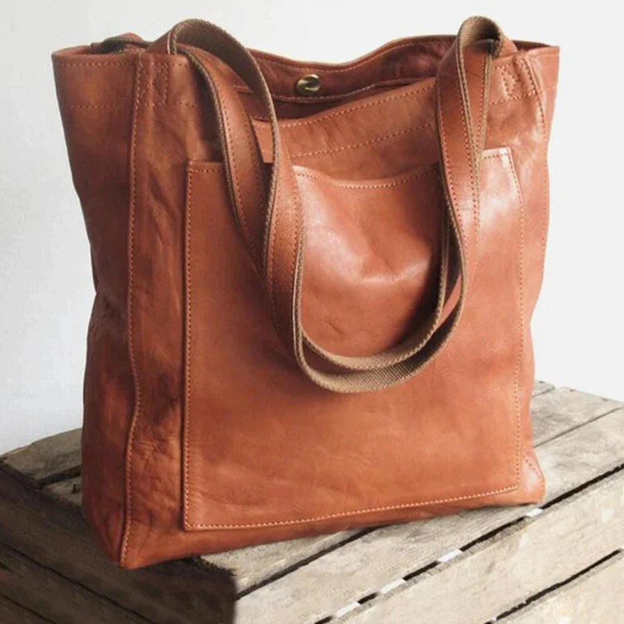 Eva | Luxury Leather Handbag for Women – Elegant Everyday Shoulder Bag with Inner Compartments