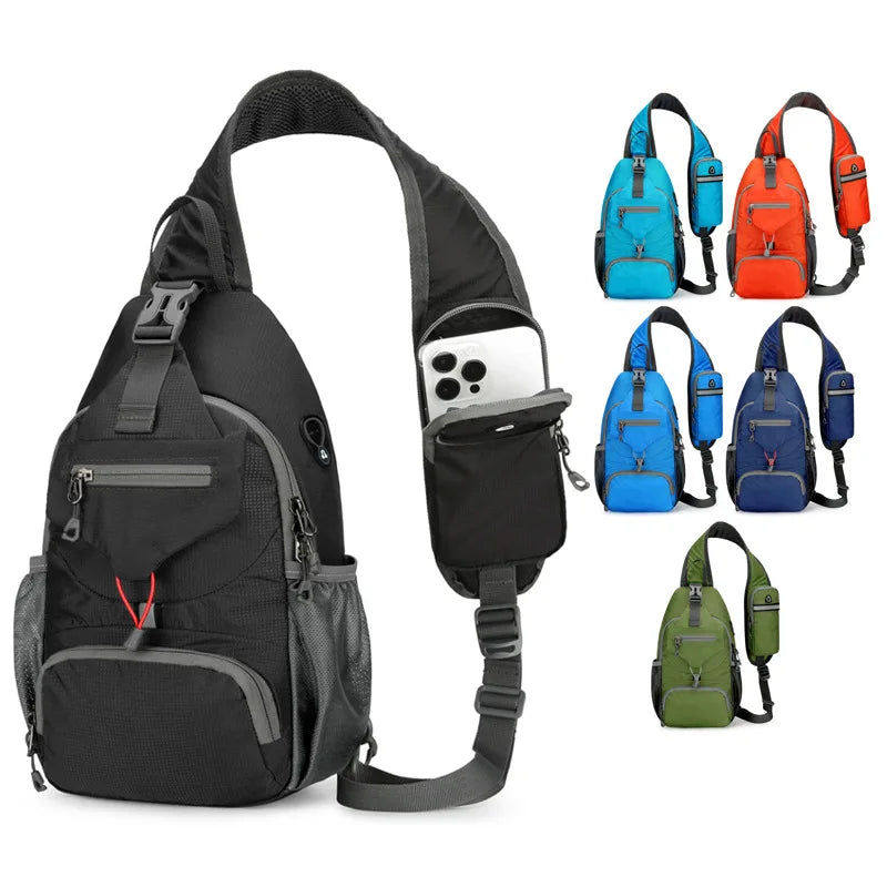 SecurePack | Anti-Theft Waterproof Multi-Pocket Shoulder Backpack – Lightweight Crossbody Travel Bag