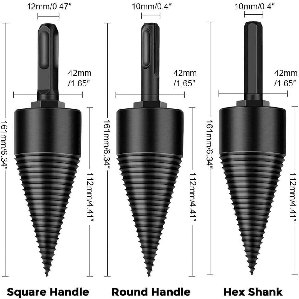 Shank Firewood Drill Bit - Works With Any Drill