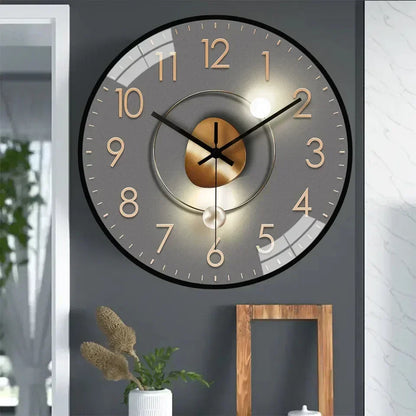Silent Classic Wall Clock | Non-Ticking Elegant Timepiece for Bedroom & Office