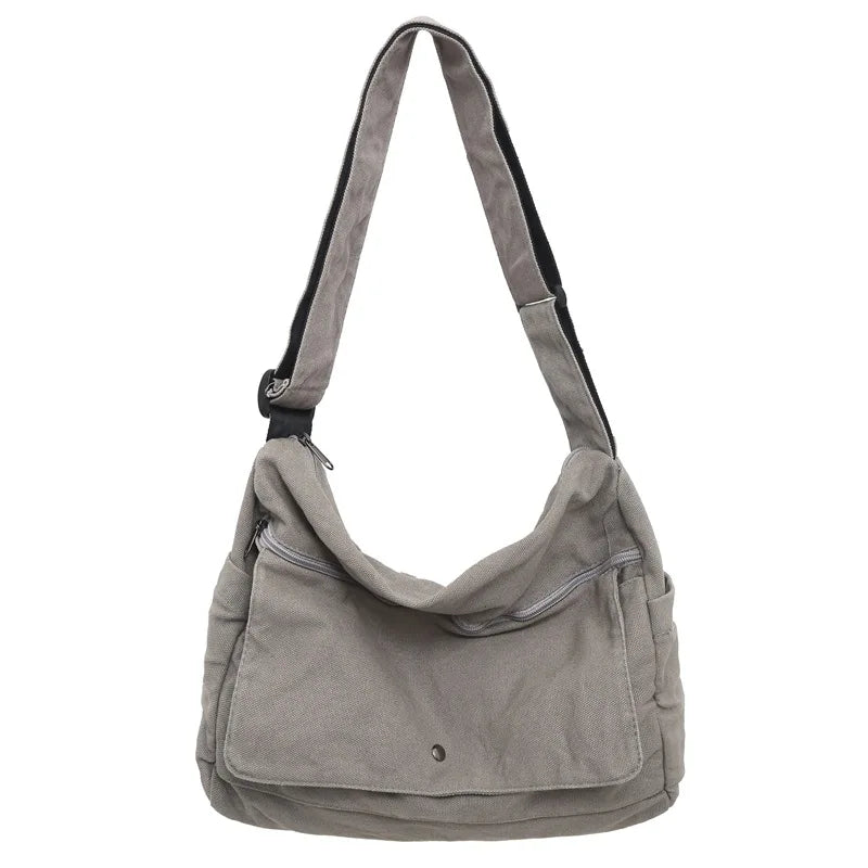 CrossStream – Stylish Canvas Messenger Shoulder Sling Bag for Everyday Use