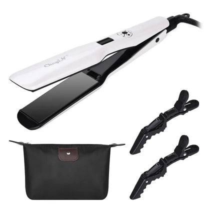 ThermoStyle – Tourmaline Ceramic Hair Straightener with LCD Display