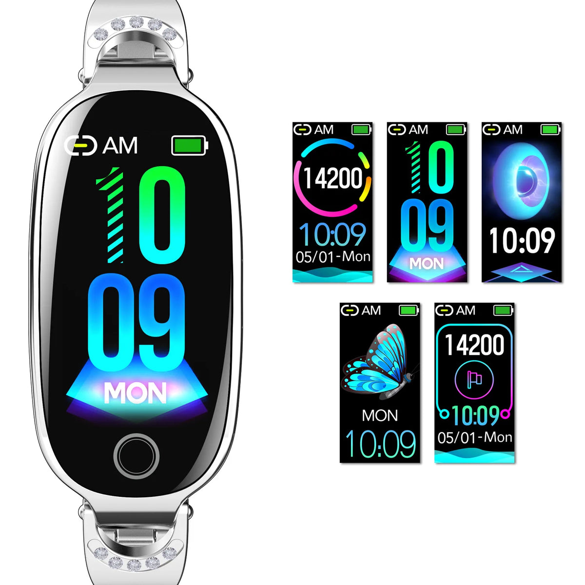 Waterproof Fitness Tracker – Smart Bracelet for Women