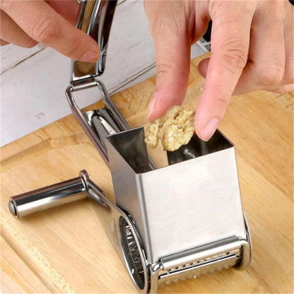 Rotary Cheese Grater – Stainless Steel Kitchen Essential for Effortless Grating