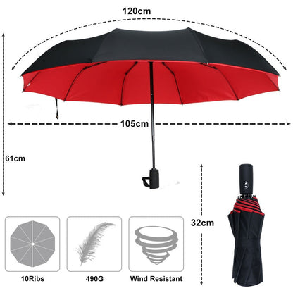 Windproof Storm Umbrella – Durable, Compact & Lightweight