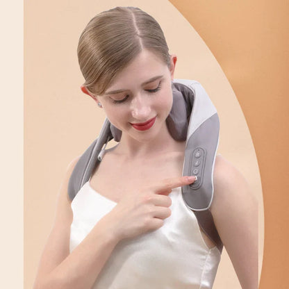 TheraRelief™ Heated Neck & Shoulder Massager – Deep Tissue Pain Relief Anywhere