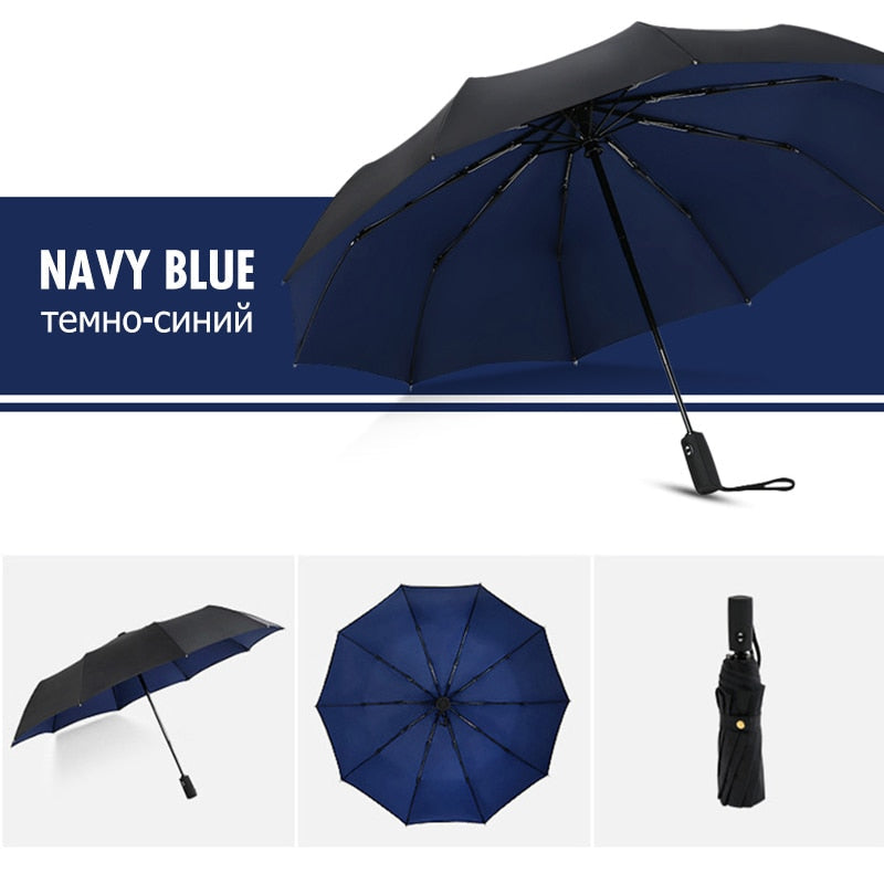 Windproof Storm Umbrella – Durable, Compact & Lightweight