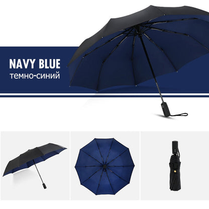 Windproof Storm Umbrella – Durable, Compact & Lightweight