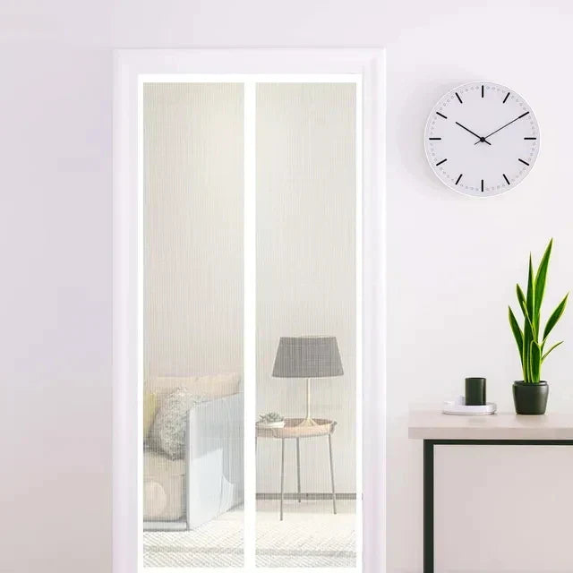 BugGuard Magnetic Fly Screen Door – Hands-Free Mesh Door with Auto-Close for Insect Protection